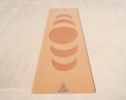 Golden Hour Cork Yoga Mat
