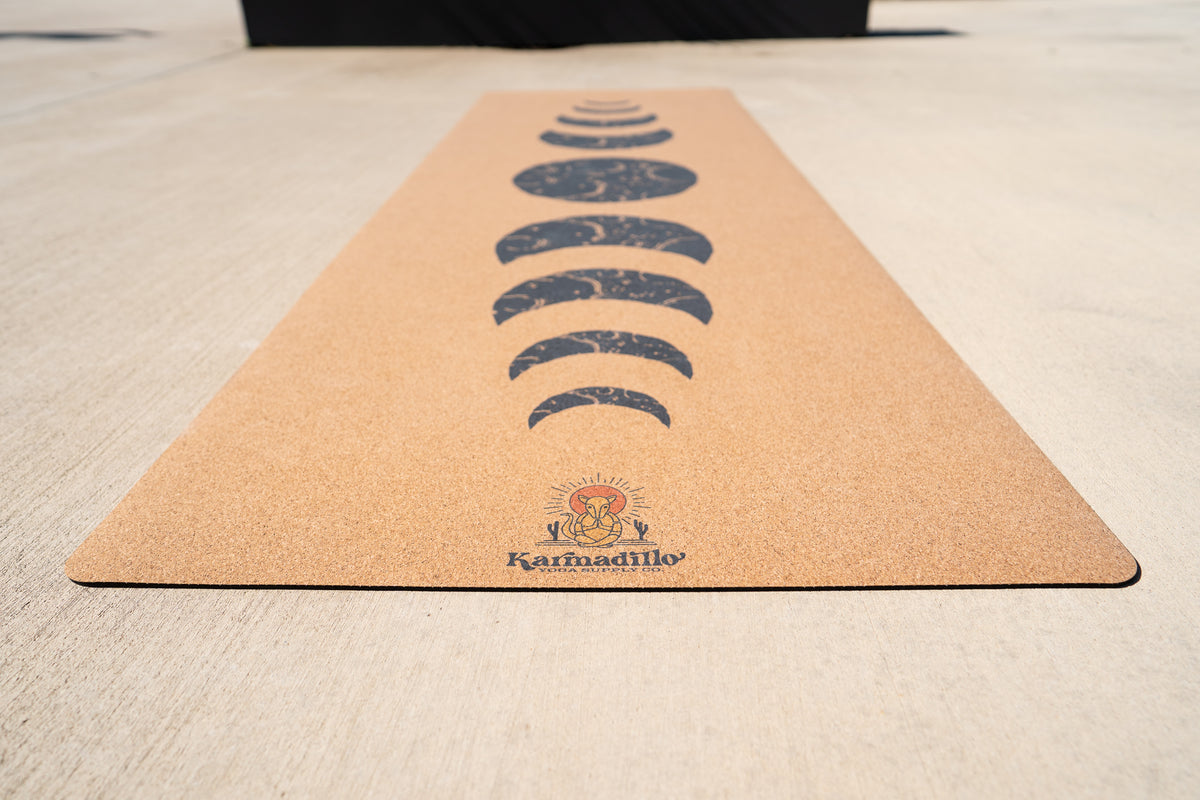 Blue Moon Cork Yoga Mat