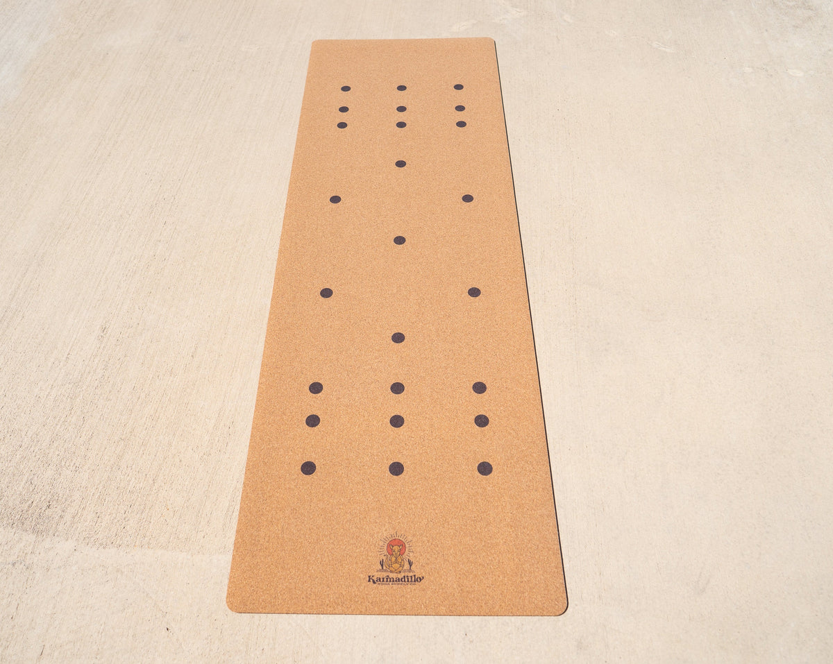 Alignment Grid Cork Yoga Mat