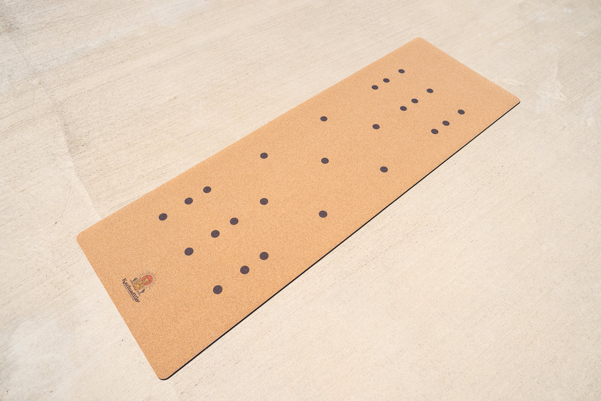 Alignment Grid Cork Yoga Mat