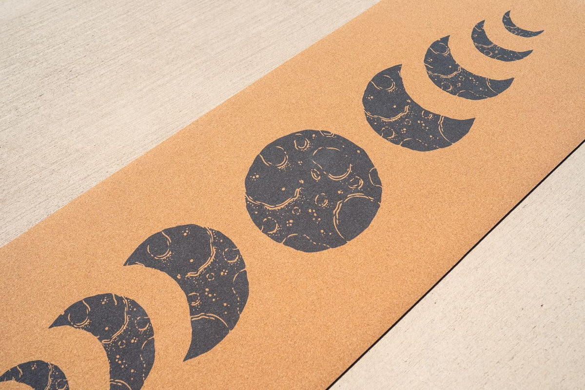 Blue Moon Cork Yoga Mat